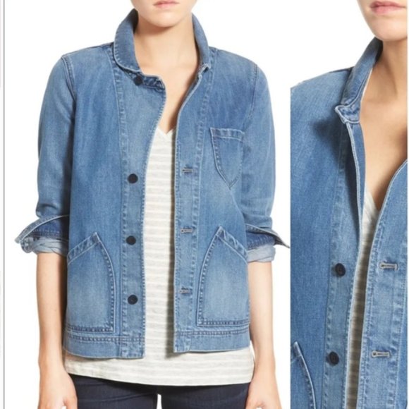 Madewell Joshua Tree Button Down Denim Jean Jacket - Picture 3 of 16